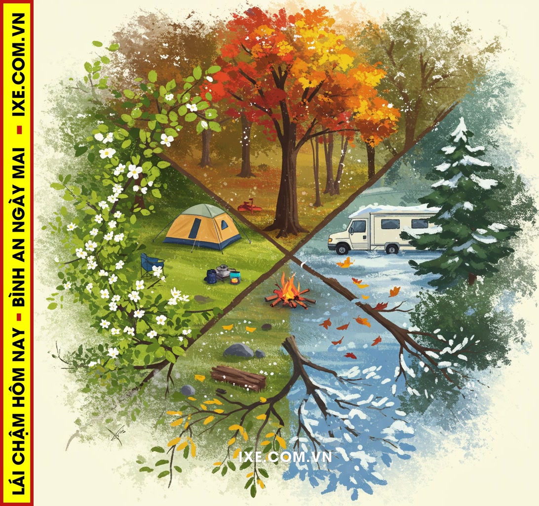 Giới thiệu về cắm trại bốn m&ugrave;a v&agrave; sức hấp dẫn