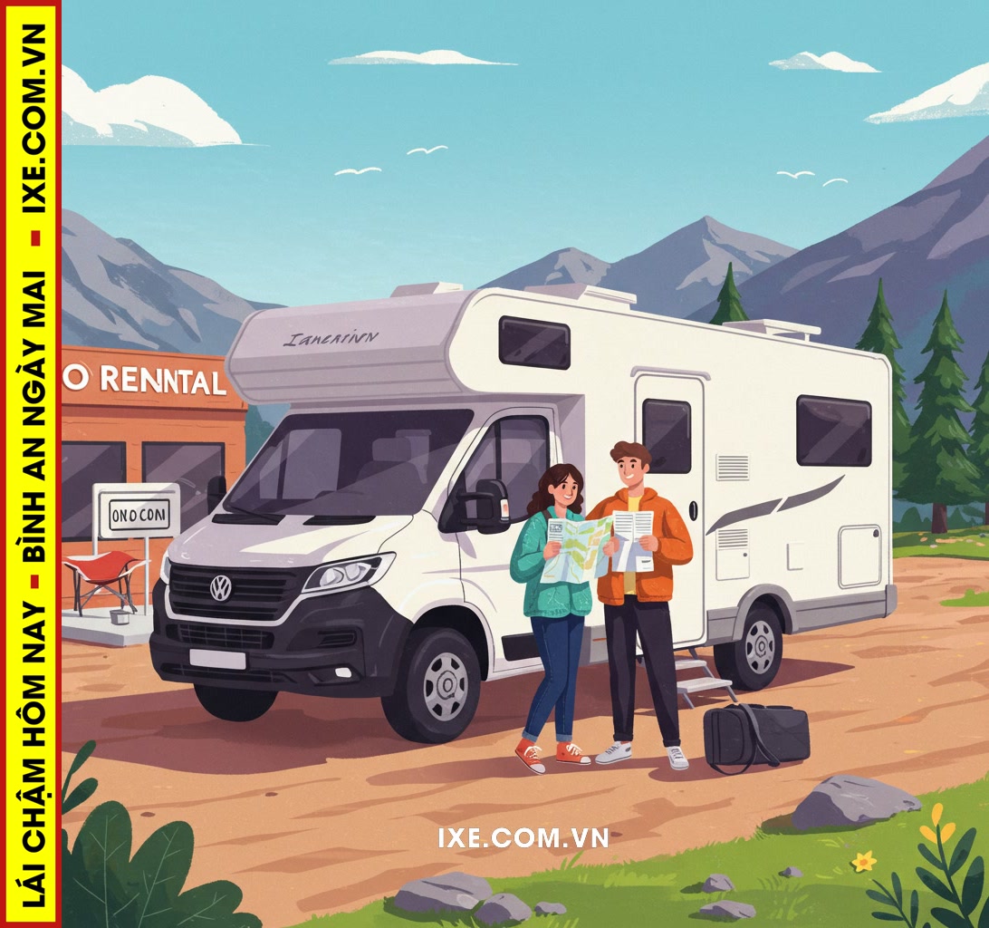 Hướng dẫn chi tiết A-Z về thuê xe camping cho chuyến đi