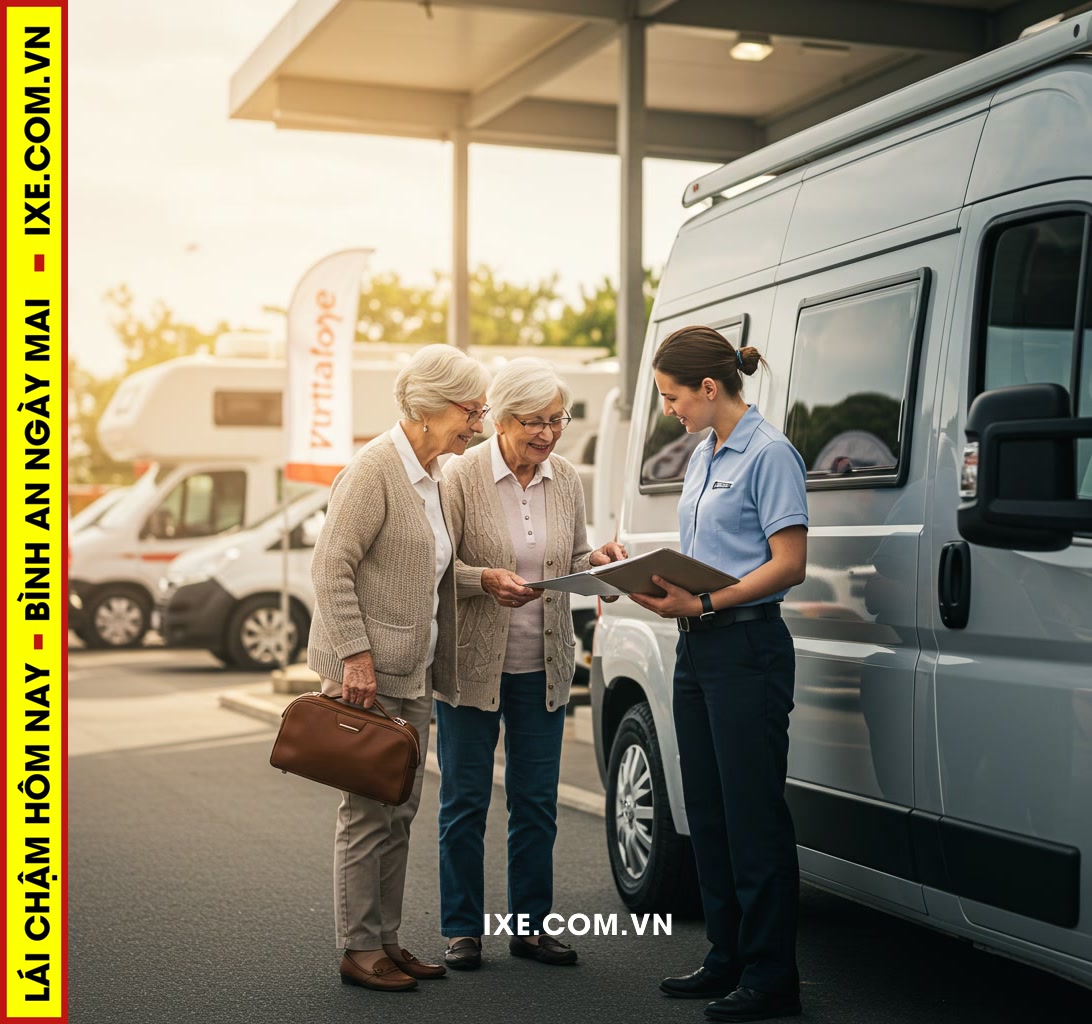 Hướng dẫn chi tiết quy trình thuê xe camping an toàn và phù hợp