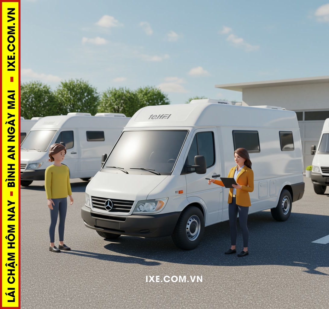 Hướng dẫn chi tiết quy tr&igrave;nh thu&ecirc; xe camping