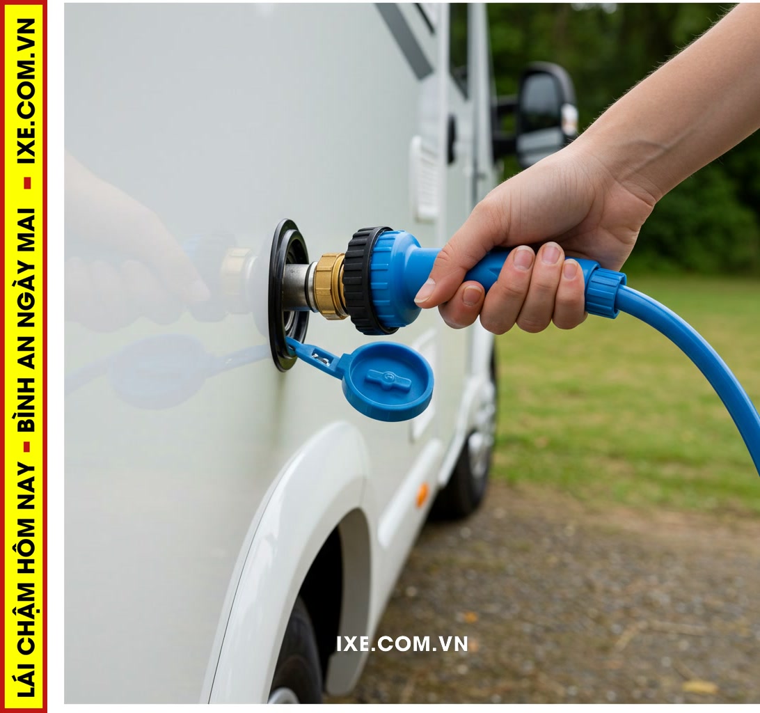 Hướng dẫn nạp nước sạch v&agrave;o bồn