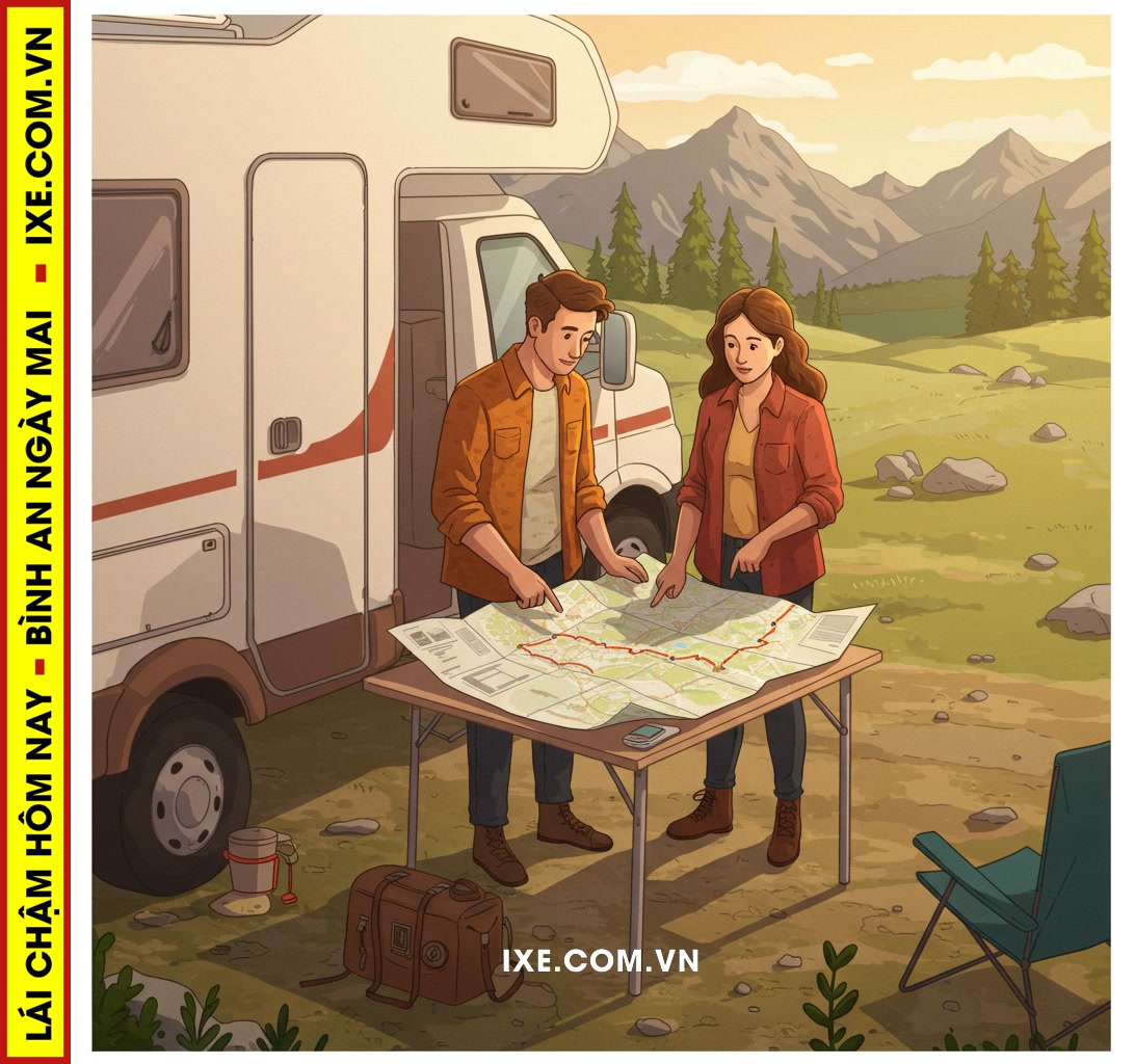 Lên kế hoạch chuyến đi và chọn xe camping phù hợp