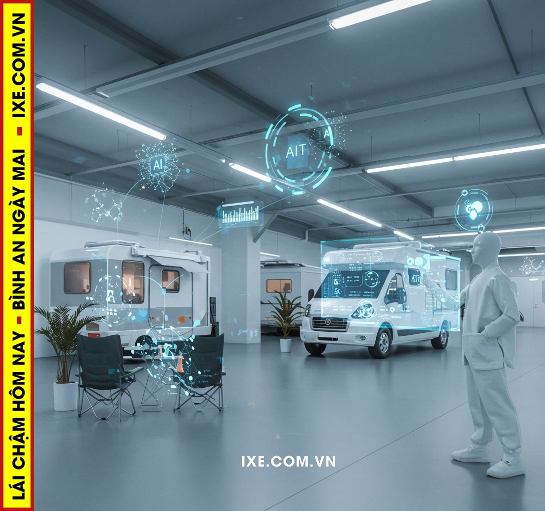 Lợi &iacute;ch tổng thể khi kết hợp AI v&agrave; IoT trong kinh doanh cho thu&ecirc; xe camping