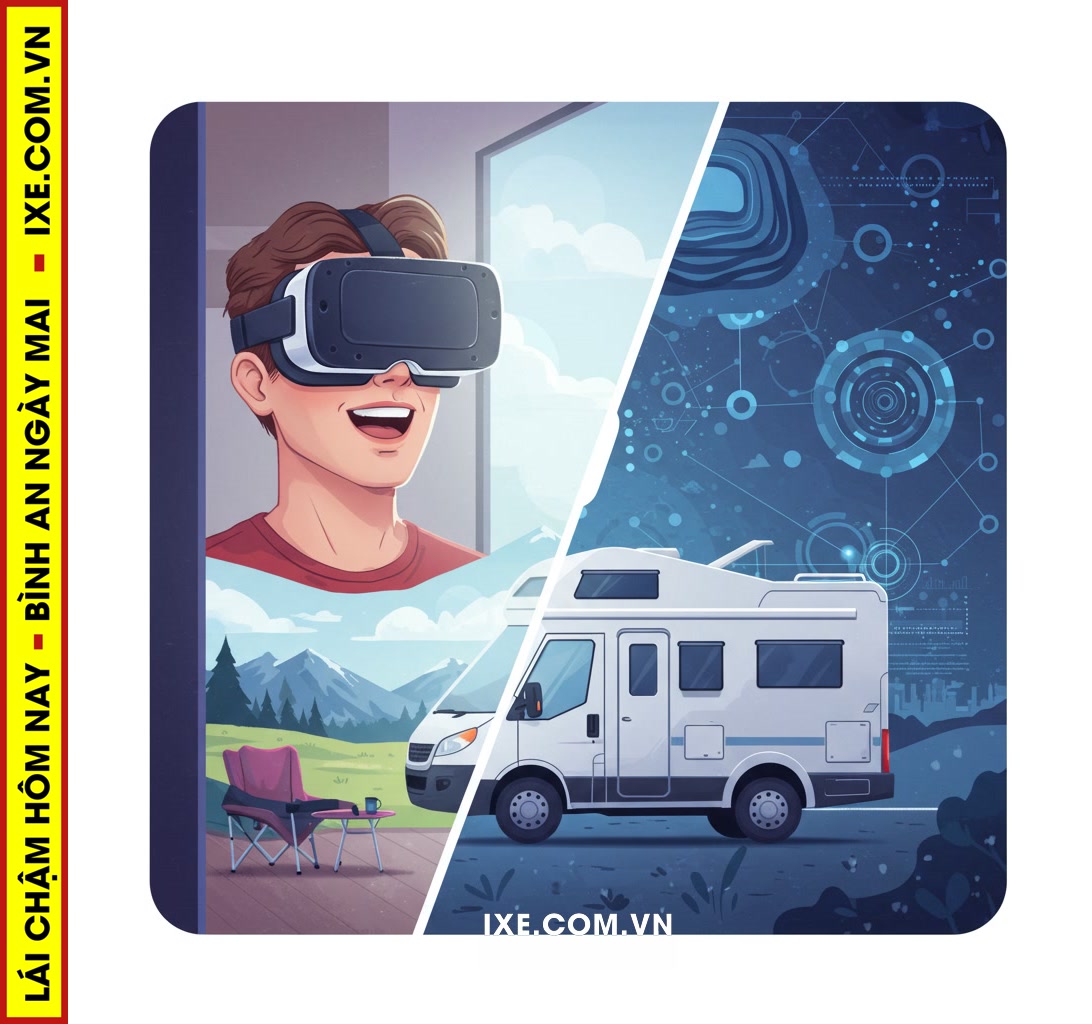 Lợi &iacute;ch v&agrave; th&aacute;ch thức khi t&iacute;ch hợp VR/AR v&agrave;o dịch vụ thu&ecirc; xe camping