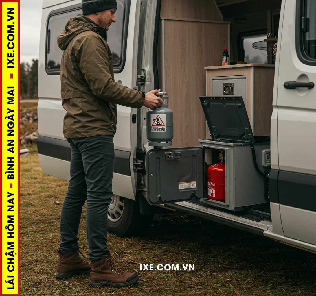 Lời khuy&ecirc;n đặc biệt khi chọn v&agrave; sử dụng b&igrave;nh gas mini khi thu&ecirc; xe camping