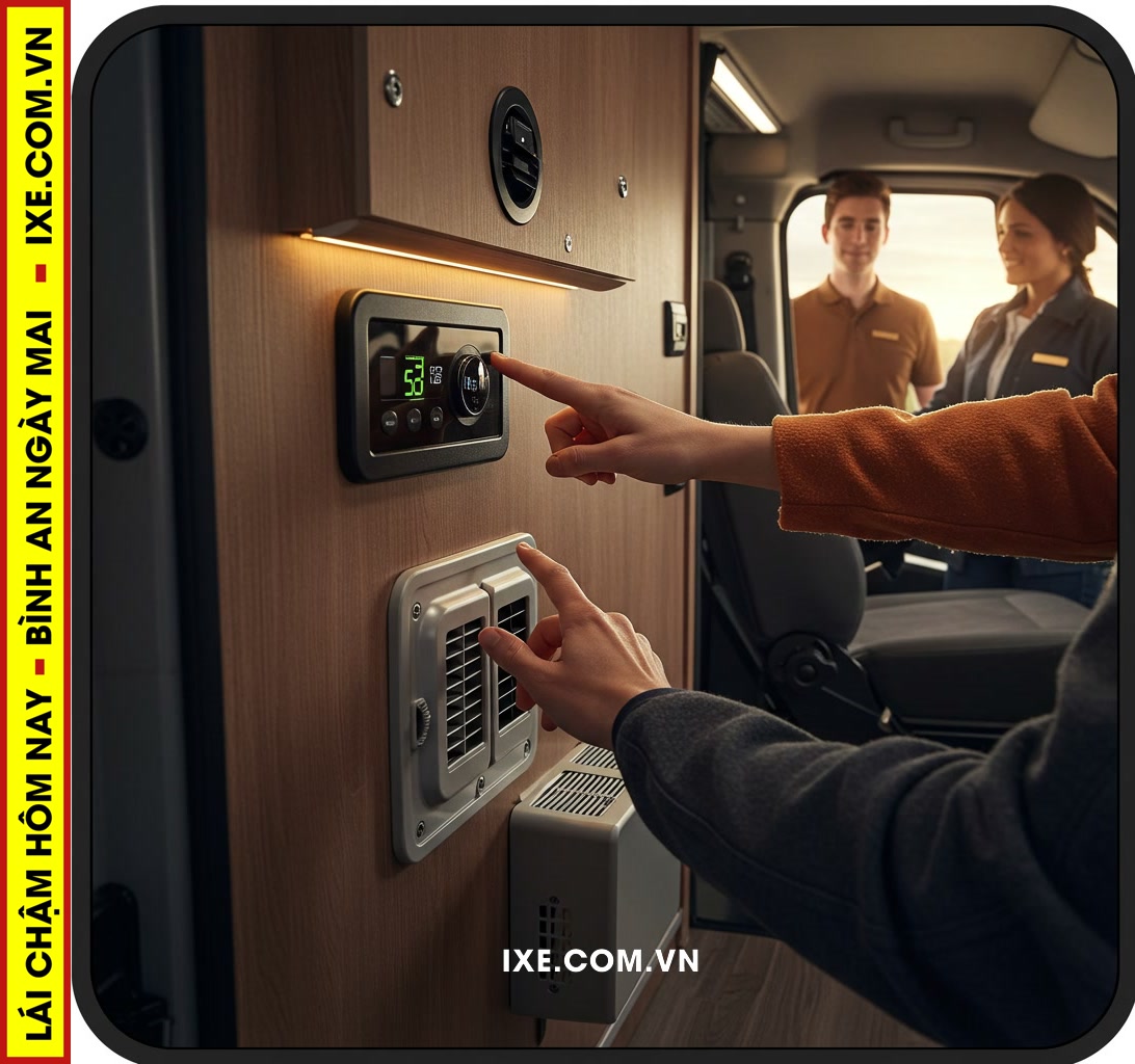 Lời khuy&ecirc;n hữu &iacute;ch khi thu&ecirc; xe camping li&ecirc;n quan đến hệ thống sưởi ấm