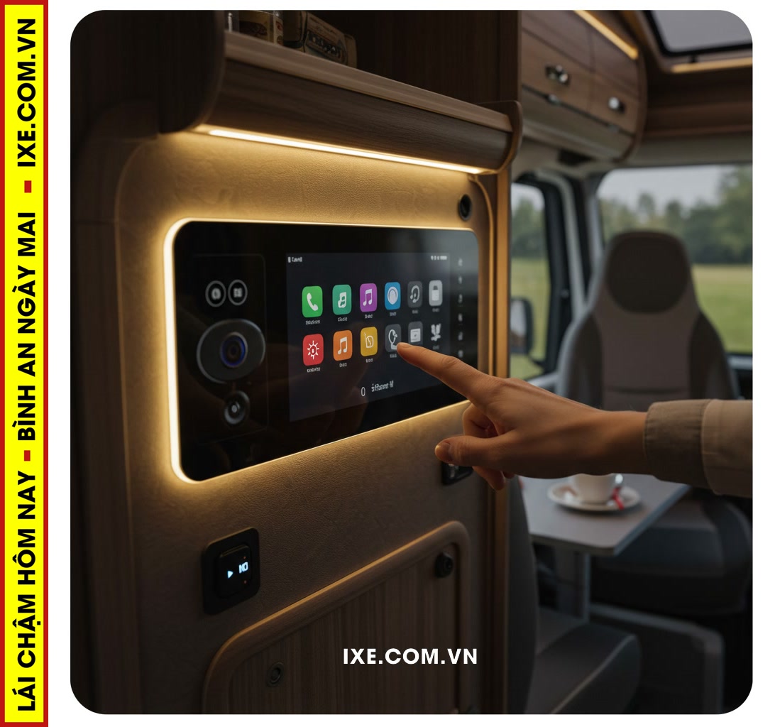 Nâng tầm trải nghiệm thuê xe camping nhờ công nghệ nhà thông minh