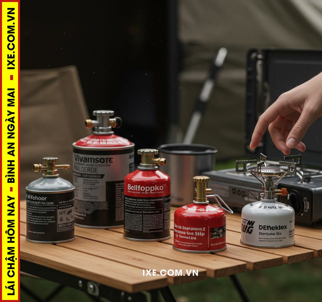 Những yếu tố cần c&acirc;n nhắc khi lựa chọn b&igrave;nh gas mini cho xe camping