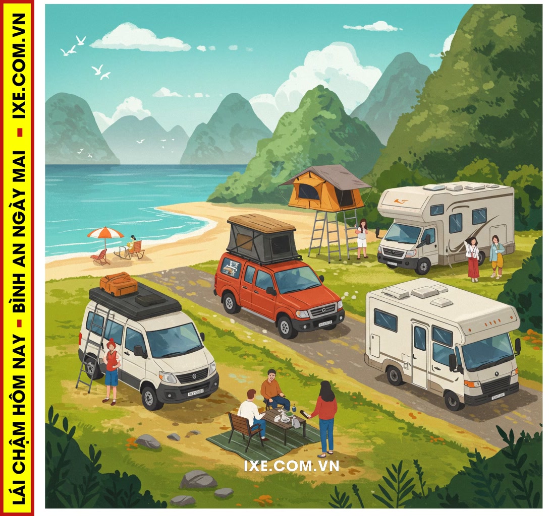 Phân tích các xu hướng chính của dịch vụ thuê xe camping
