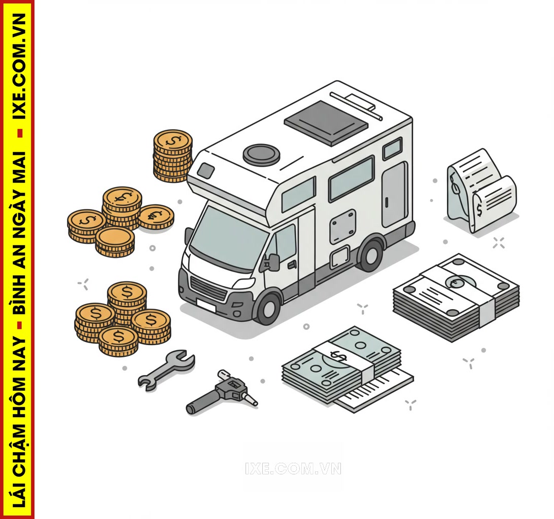 Phân tích chi phí khi Mua Xe Camping (Chi phí ban đầu, vận hành, bảo trì...)