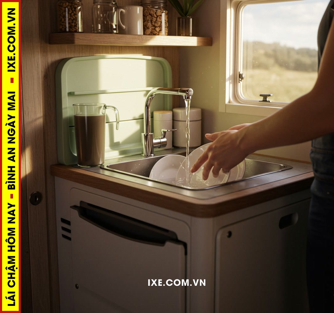 Sử dụng tiện &iacute;ch tr&ecirc;n xe camping hiệu quả v&agrave; tiết kiệm