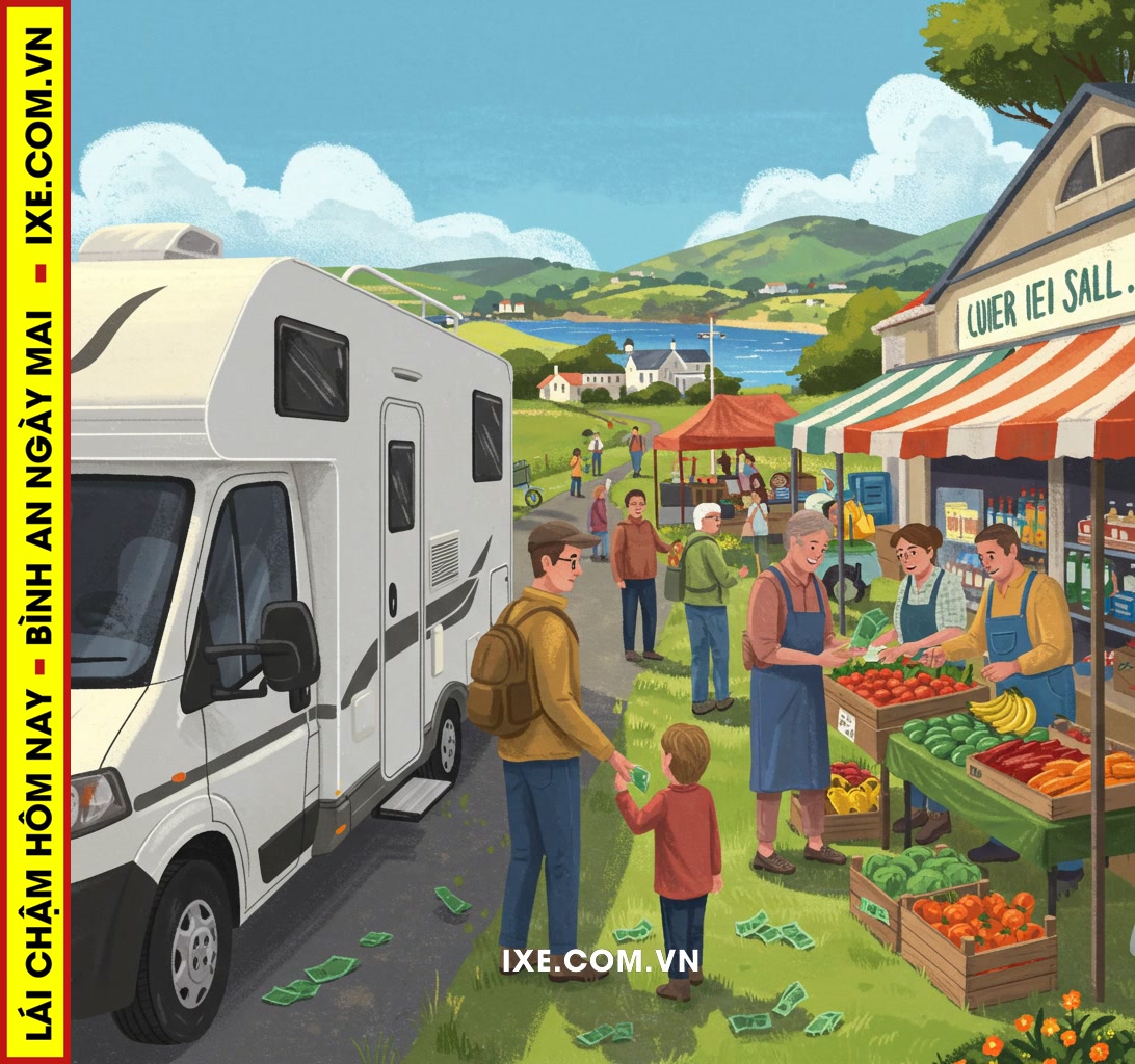 Tác động kinh tế tích cực của du lịch xe camping (bao gồm thuê xe) đến cộng đồng địa phương