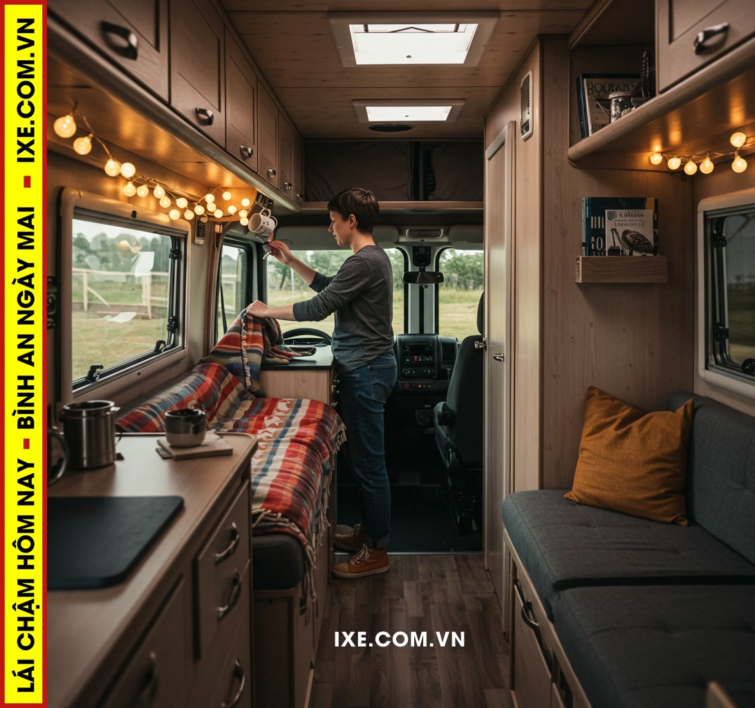 Tại sao lại muốn biến tấu kh&ocirc;ng gian xe camping thu&ecirc;?