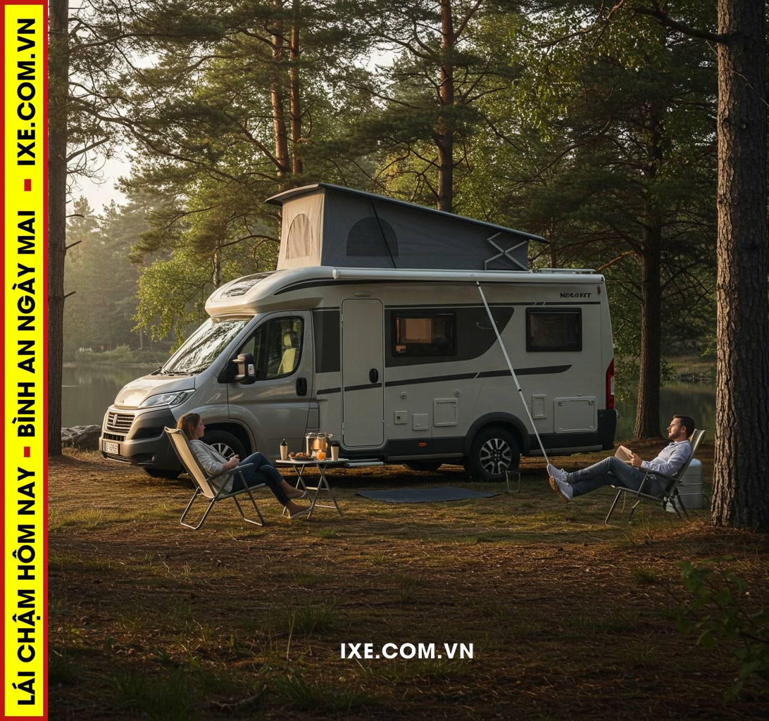 Tận hưởng trọn vẹn trải nghiệm Glamping sang chảnh cùng xe camping