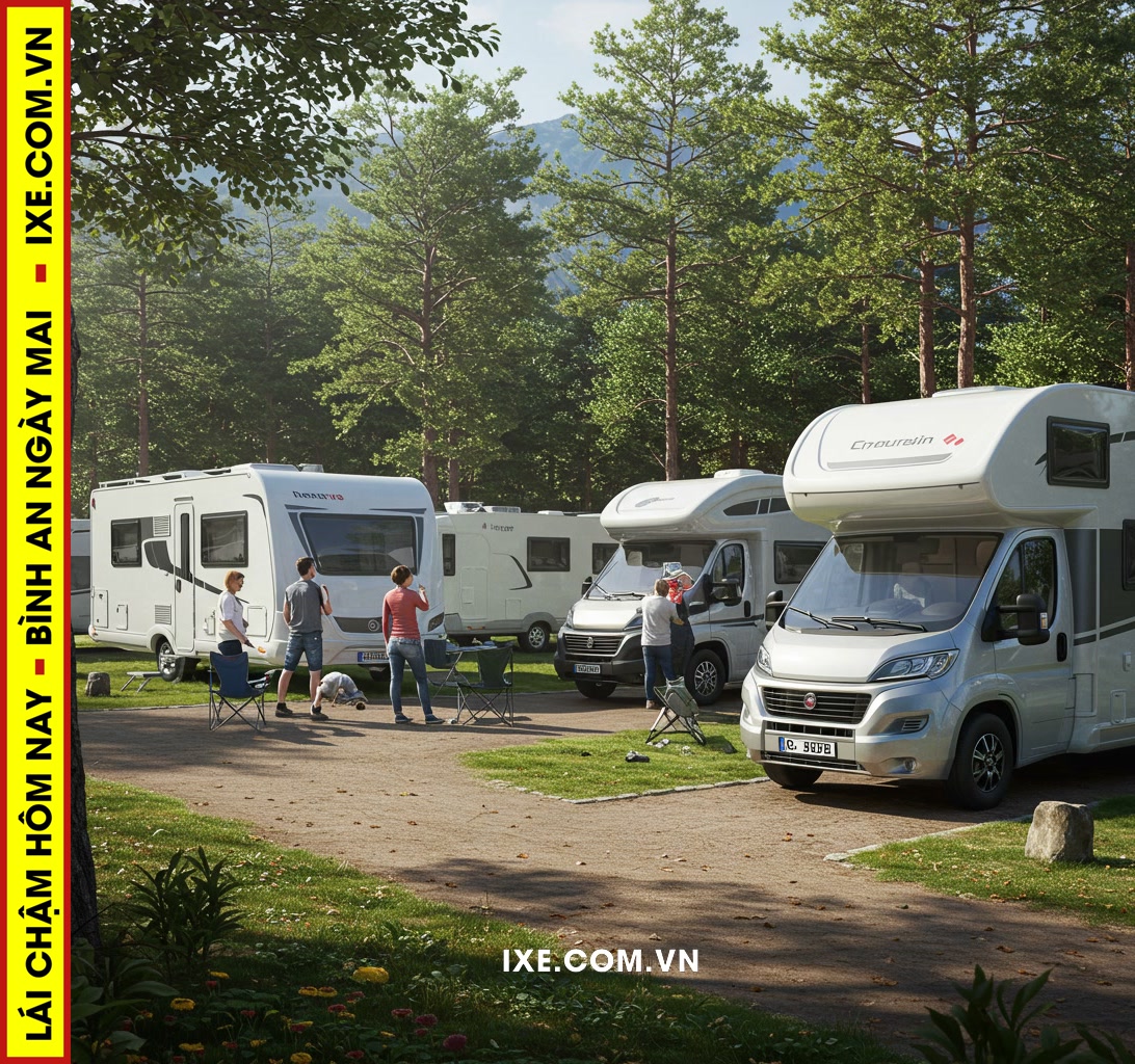 Thị trường thu&ecirc; xe camping v&agrave; nhu cầu tiện &iacute;ch hiện đại