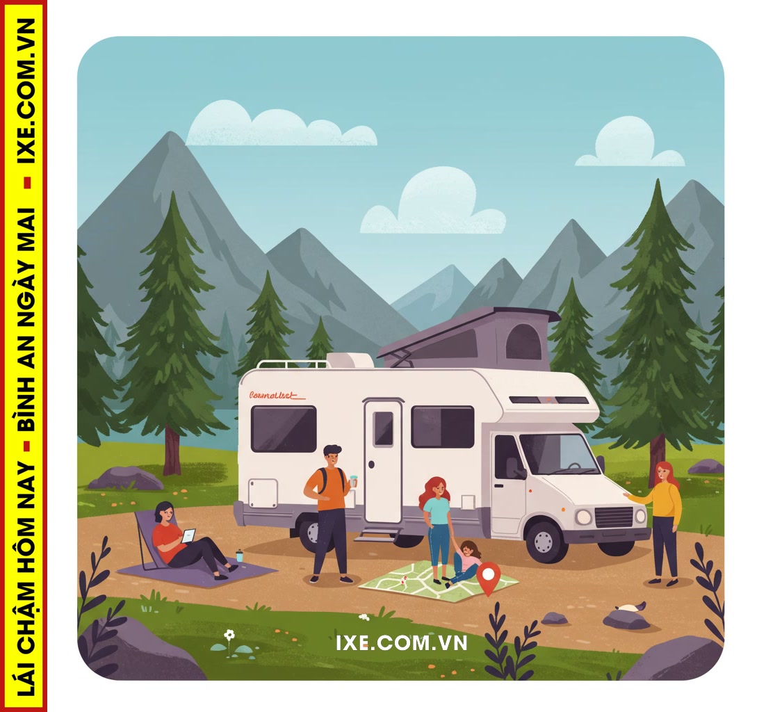 Tổng quan về du lịch xe camping và sự phát triển của dịch vụ thuê xe