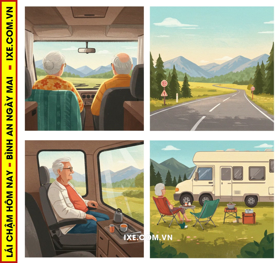 Trải nghiệm trên đường và tại điểm dừng chân: Lời khuyên cho người cao tuổi