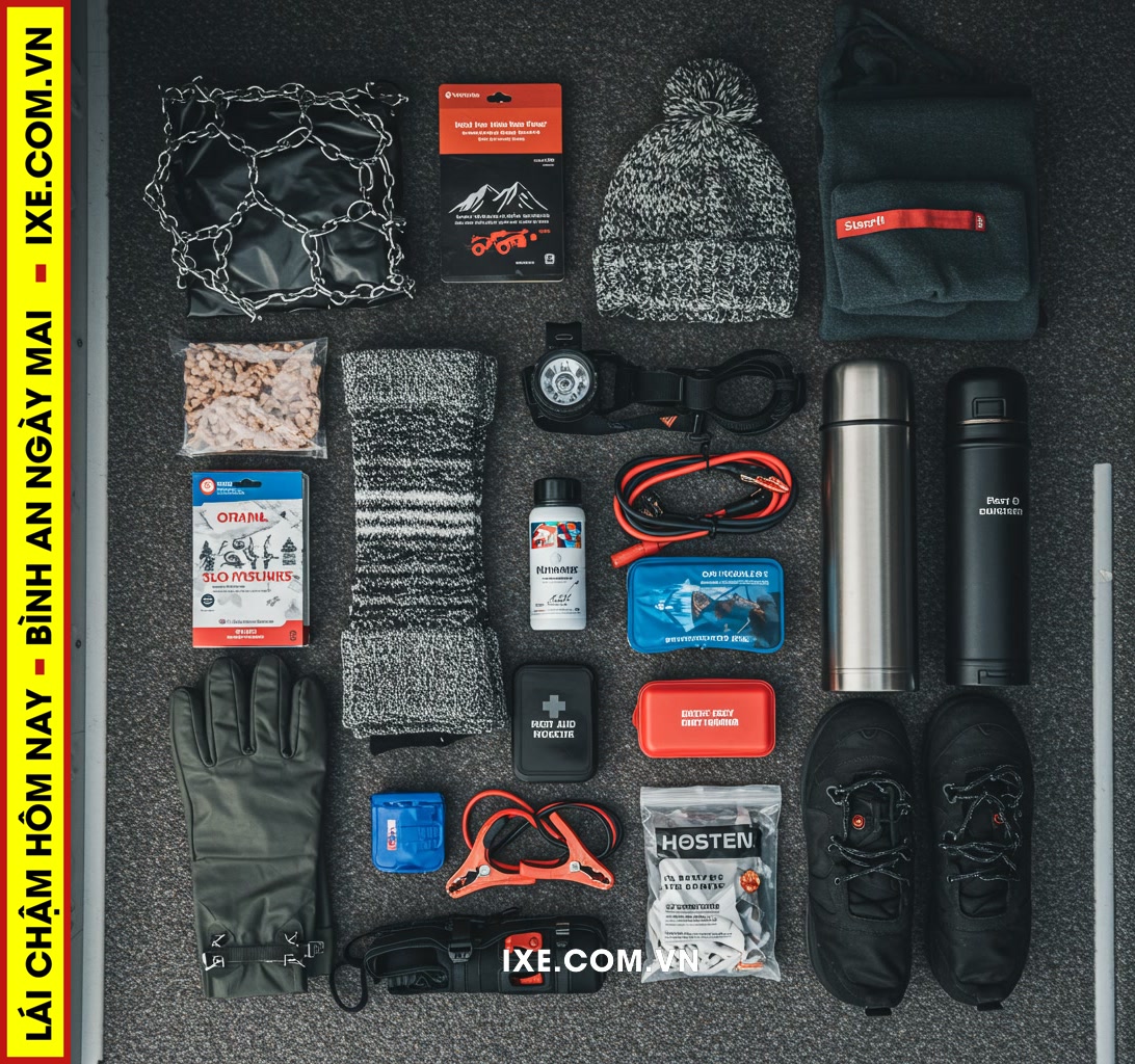 Trang bị thêm cho xe và đồ dùng cá nhân cần thiết cho thời tiết lạnh giá