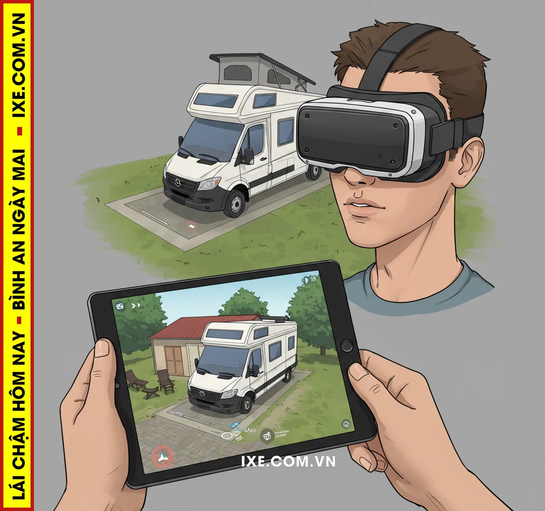 Ứng dụng c&ocirc;ng nghệ VR/AR trong giai đoạn t&igrave;m hiểu v&agrave; lựa chọn xe